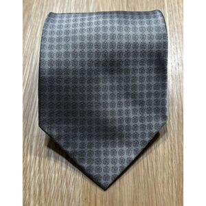 Versa Men's Silk Tie, Gray/Black